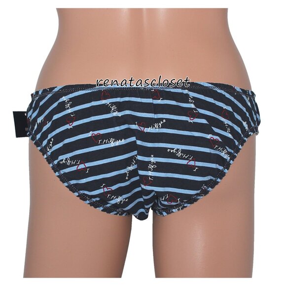 Tommy Hilfiger Women's "I Love Tommy" Ruched Bikini Panty NWT - Picture 1 of 8